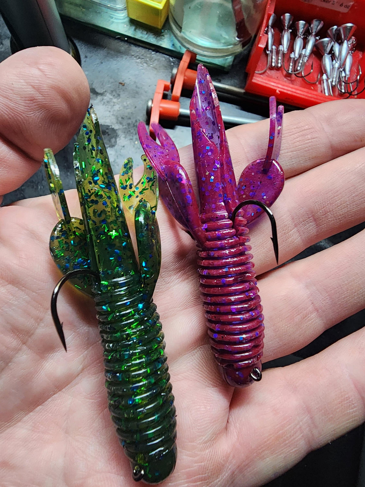 Saltwater Tube Baits Click Craw