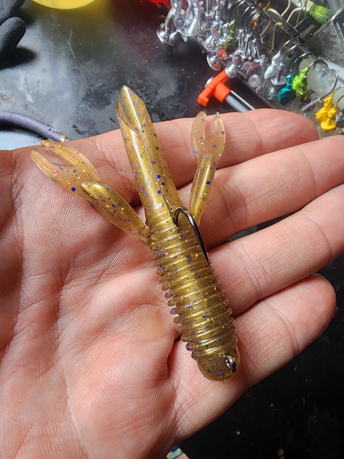 Saltwater Tube Baits Click Craw