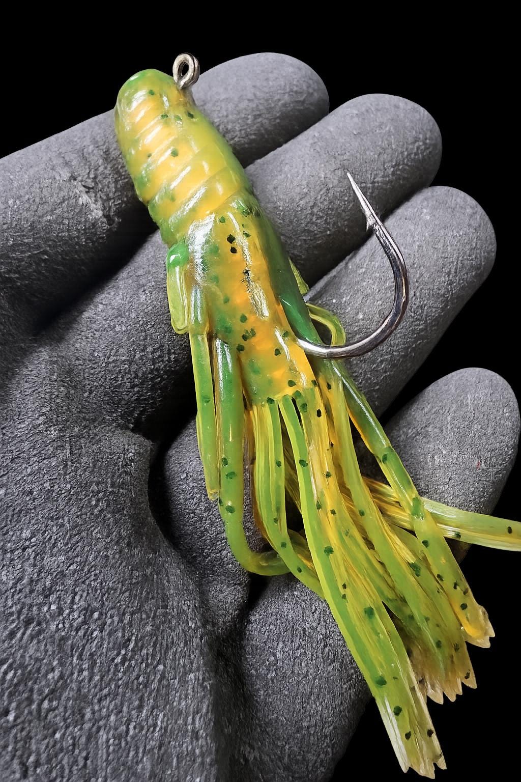 Kraken Tube Baits - Squid Egi Jig, Lifelike Tentacles | Octopus Lure for Calico Bass, Lingcod | Handmade Saltwater Bait | Wet Bandit Baits